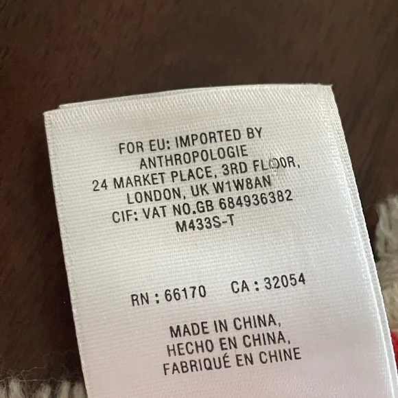 ANTHROPOLOGIE Olive Faux Fur Northbound Long Plaid Scarf - Picture 6 of 7